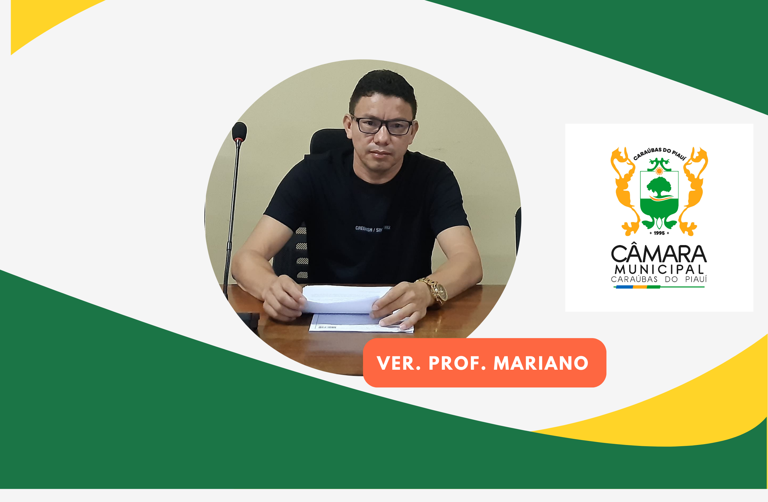 Câmara aprova pedido do ver. Prof Mariano para construção de bueiros no Recanto e Boiadas e Praça no Olho d'água