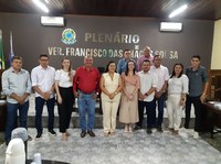 Câmara de Caraúbas do Piauí abre sessão legislativa de 2025, com presença da prefeita Andressa Leal e do Sec. de Governo Caburé