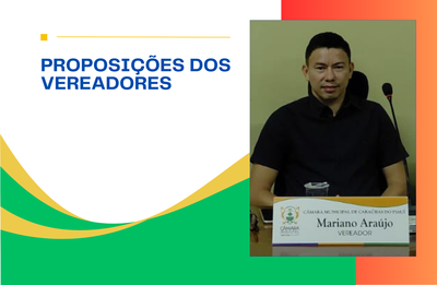 Requerimento do prof. Mariano busca recuperação da Estrada Vicinal que liga o Povoado Vermelha até a Beira do Rio