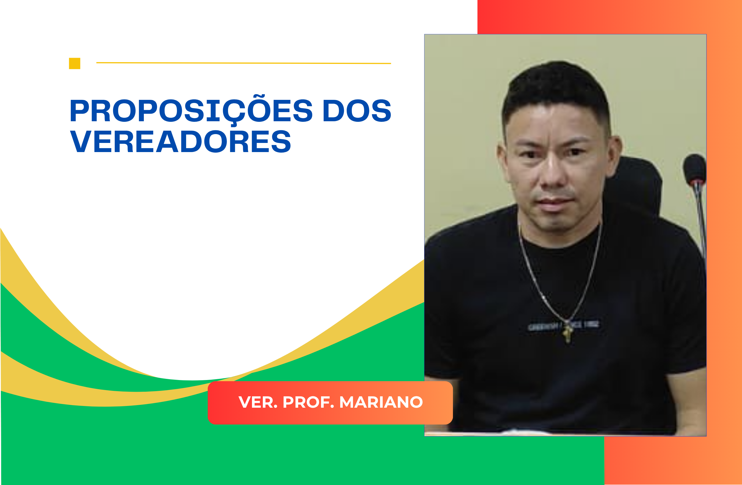 Requerimento do Prof. Mariano solicita ao Executivo a recuperação da estrada vicinal que liga a sede do município ao Povoado Vermelha