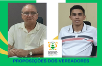 Vereadores Guilherme e Thuca Mota, apresentam Decretos para concessão de título de cidadão caraubense